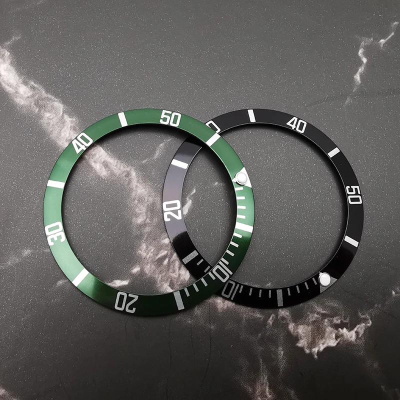 Inserto Lunetta In Alluminio Per Rlx Submariner 16610, Parti Dell'Orologio