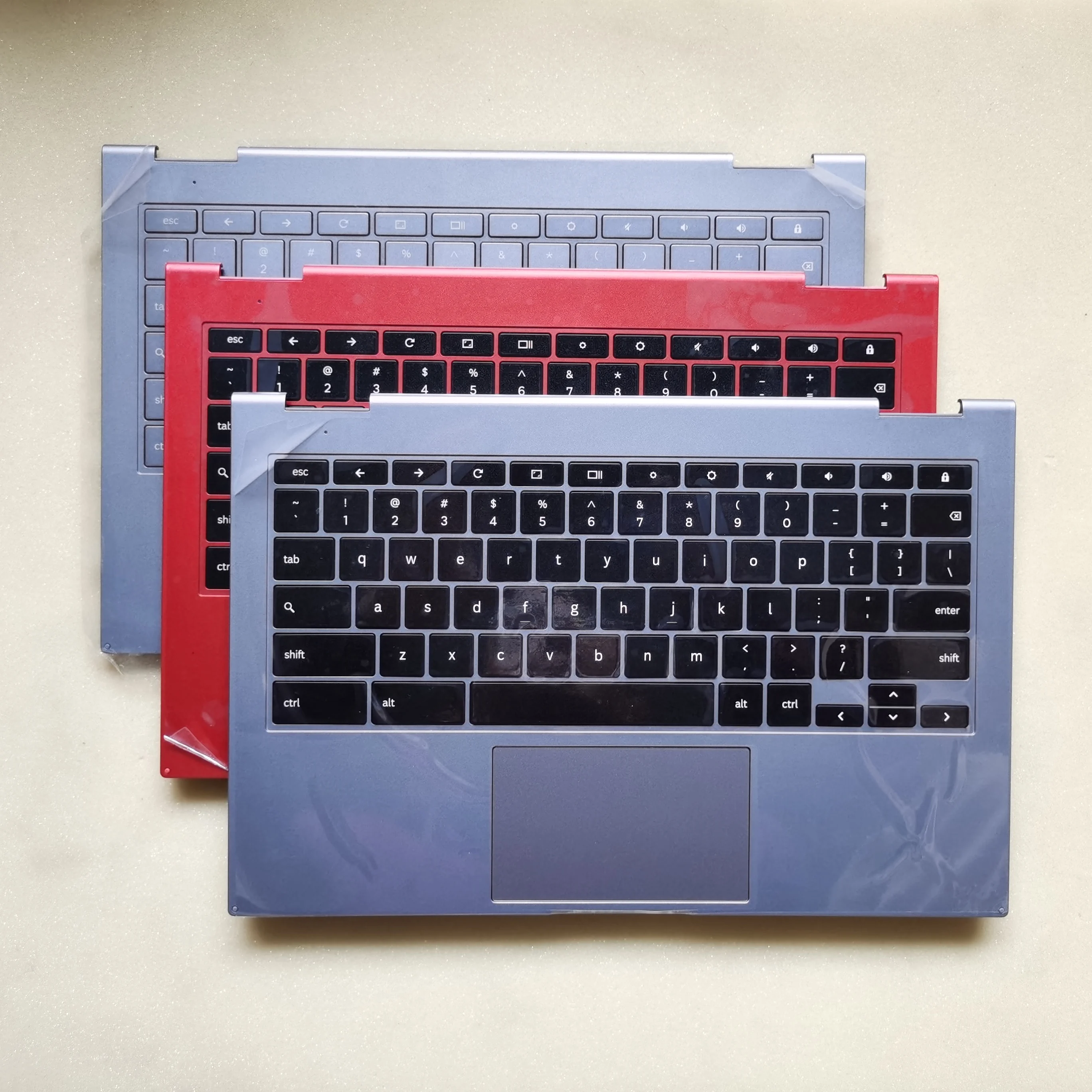 Us Nuova Tastiera Per Laptop Con Touchpad Palmrest Per Samsung Galaxy Chromebook 2 Xe530Qda