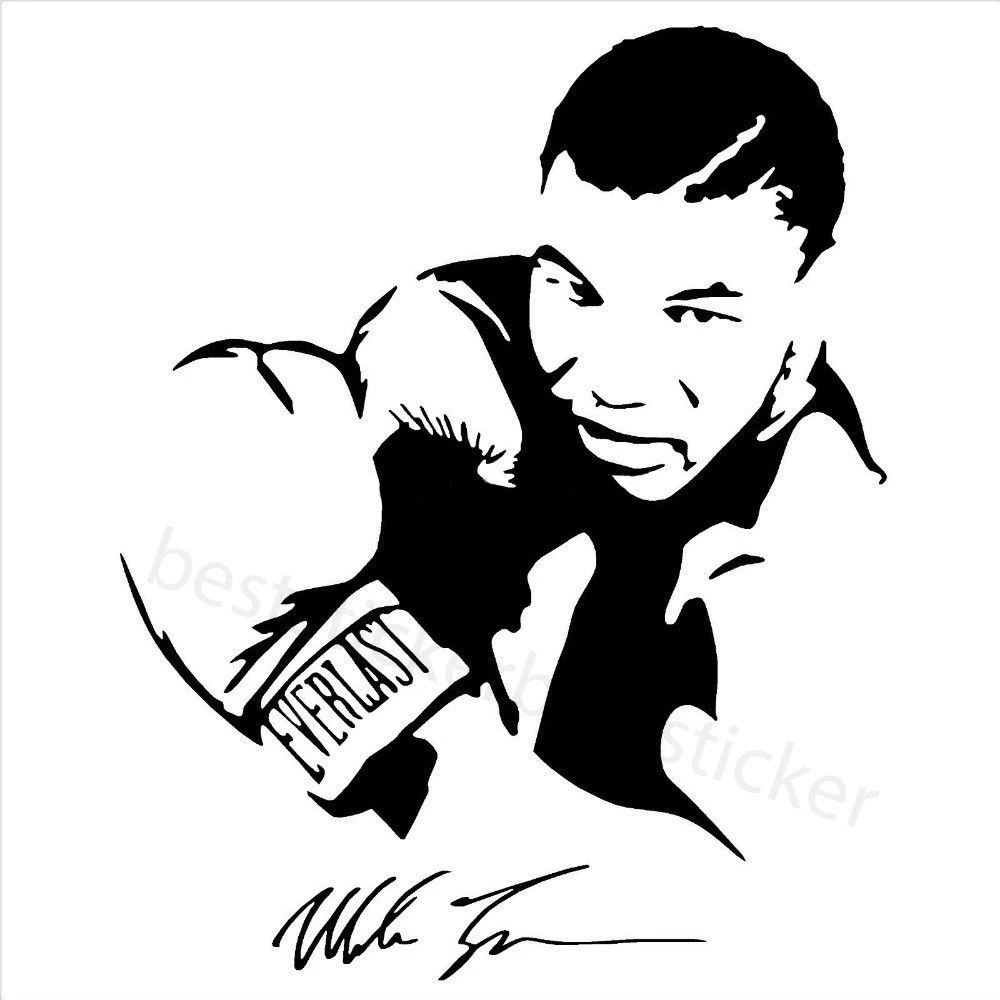 Per Iron Mike Tyson Boxer Aufkleber Car Window Bumper Laptop Sticker Vinil Decal 126