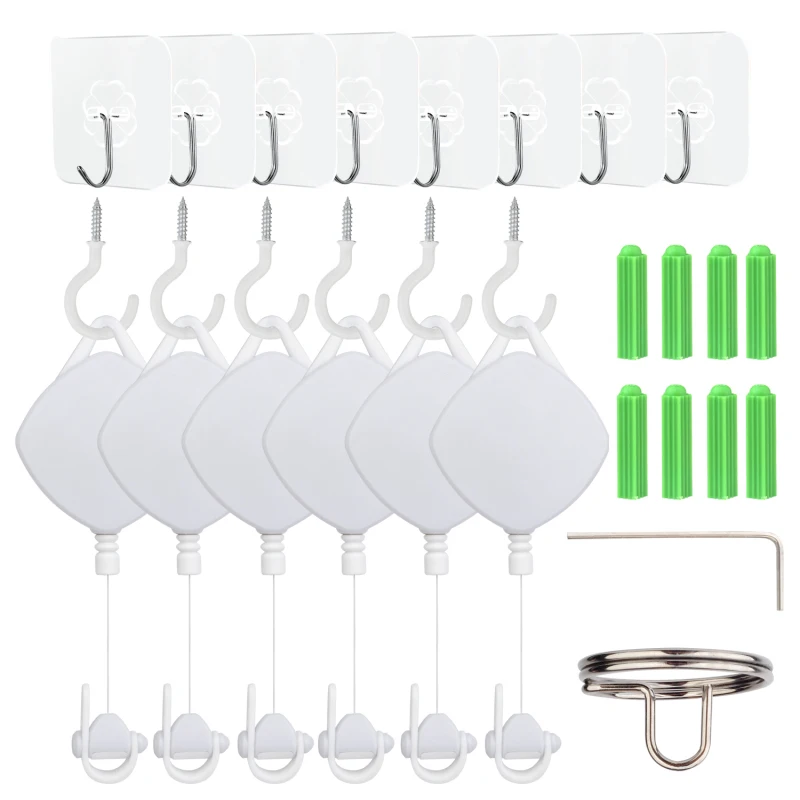 6/3Pcs Silent Vr Cable Management Pulley System Per Htc Vive Rift S Ps Windows Vr Wire Organizer Accessori