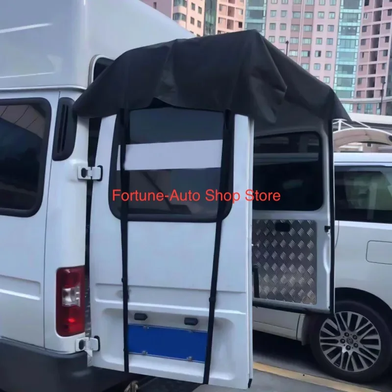 Copertura Per Tenda Da Sole Per Porta Da Fienile Posteriore 600D Rv Impermeabile Resistente Adatta Per Ram Promaster Peugeot Boxer Iveco Daily Vw T5 T