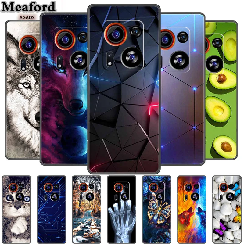 Per Tecno Phantom X2 Pro Custodia Animali Tpu Custodie Morbide In Silicone Per Tecno Phantomx2 Pro Funda Antiurto Wolf Ad9 Ad8 Capa