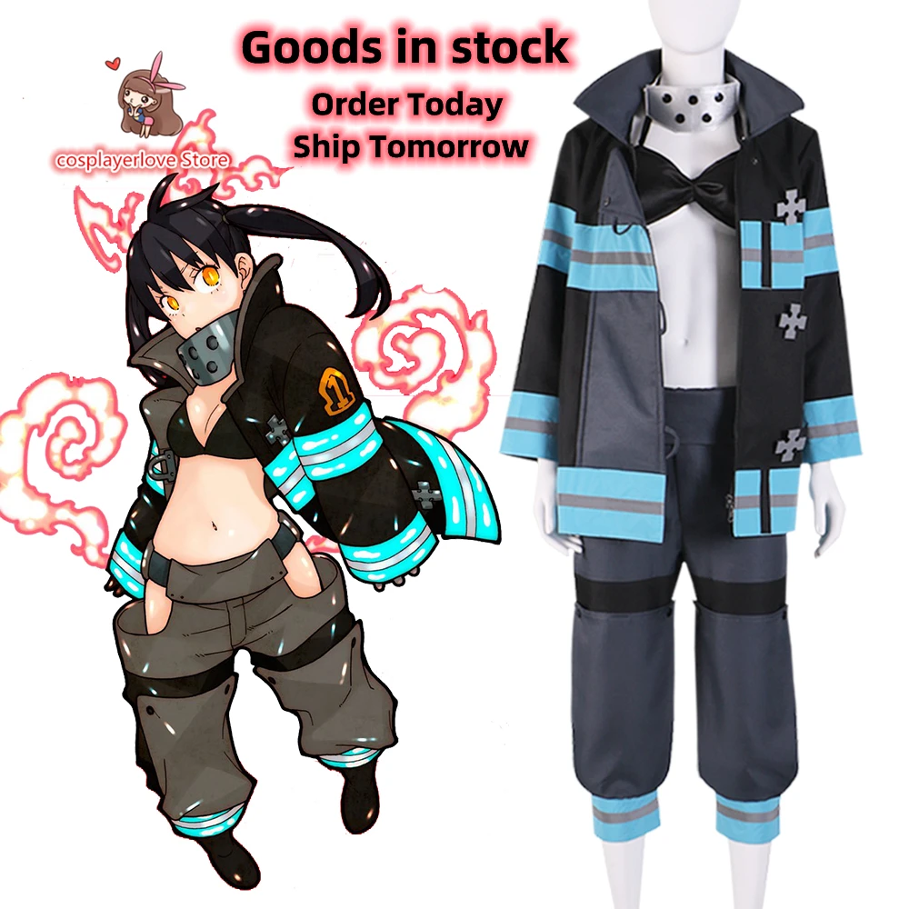 The Spot Sale Fire Force Enen No Shouboutai /Enn Enn No Shouboutai Tamaki Kotatsu Cosplay Costume Di Natale Di Halloween Personalizzato