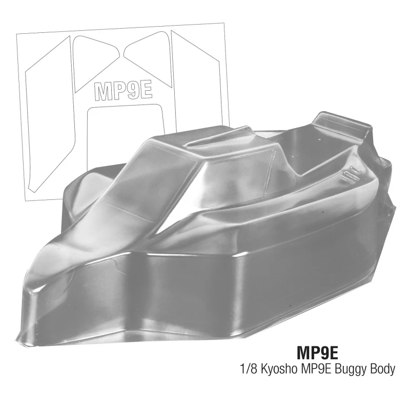 Teamc Body Mp9E Auto Elettrica 1/8 Kyosho Mp9E Buggy Body