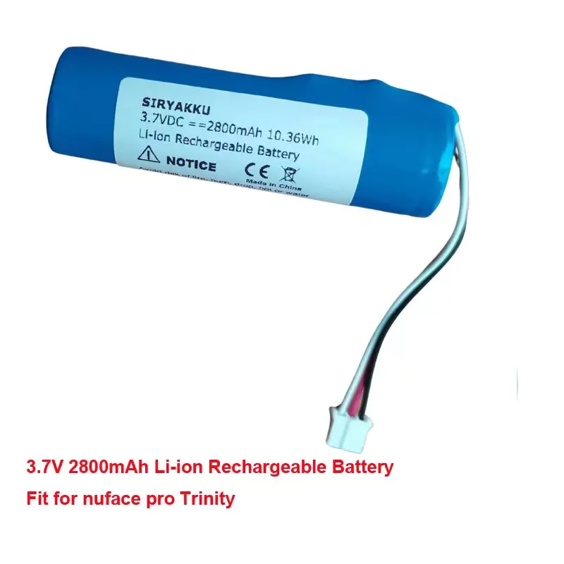 Sostituzione Della Batteria Al Litio Ad Alta Capacità 3.7V 2800Mah 18650 Batteria Adatta Per Il Dispositivo Di Levigatura Della Linea Nuface Pro Trini