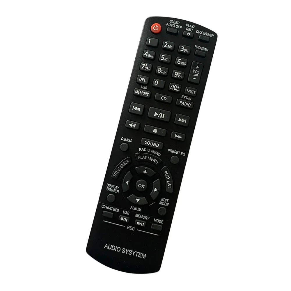 Telecomando Per Panasonic Sc-Hc15 Sc-Hc15Eb-K Sc-Pmx7 Sc-Pmx9 Sc-Pmx7Db Sc-Pmx9Db Sa-Hc25 Sc-Hc25Ef-K Compact Cd Stereo Audio