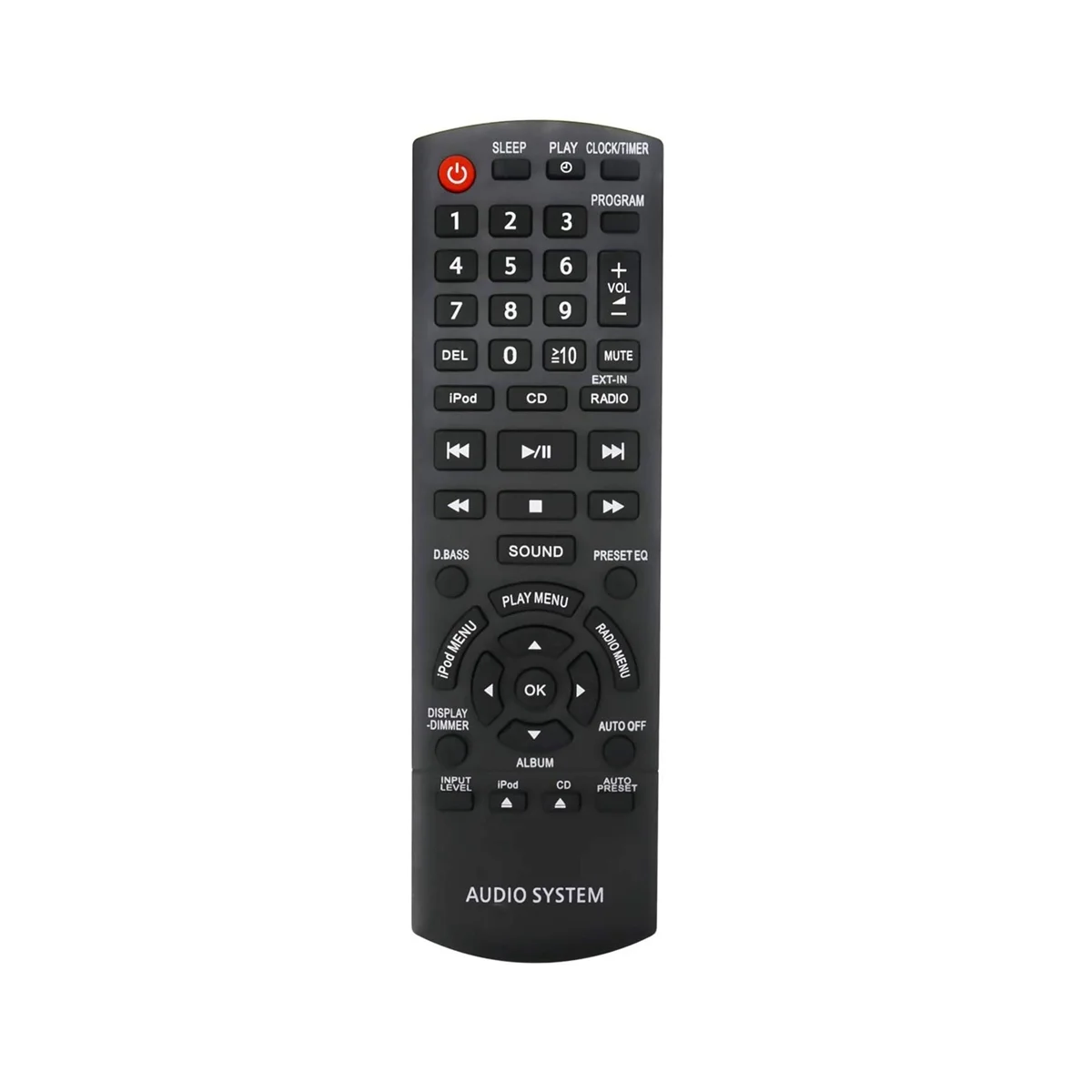 Telecomando Muslimex Sostituito Per Sistema Stereo Compatto Panasonic Sc-Hc35 Schc35 Sc-Hc35Db Schc35Db