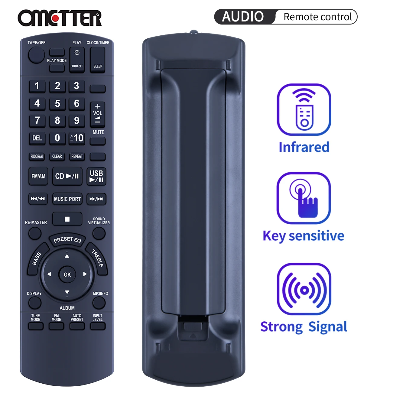 Nuovo Muslimgenuine Per Il Telecomando Stereo Panasonic Cd Rx-D53