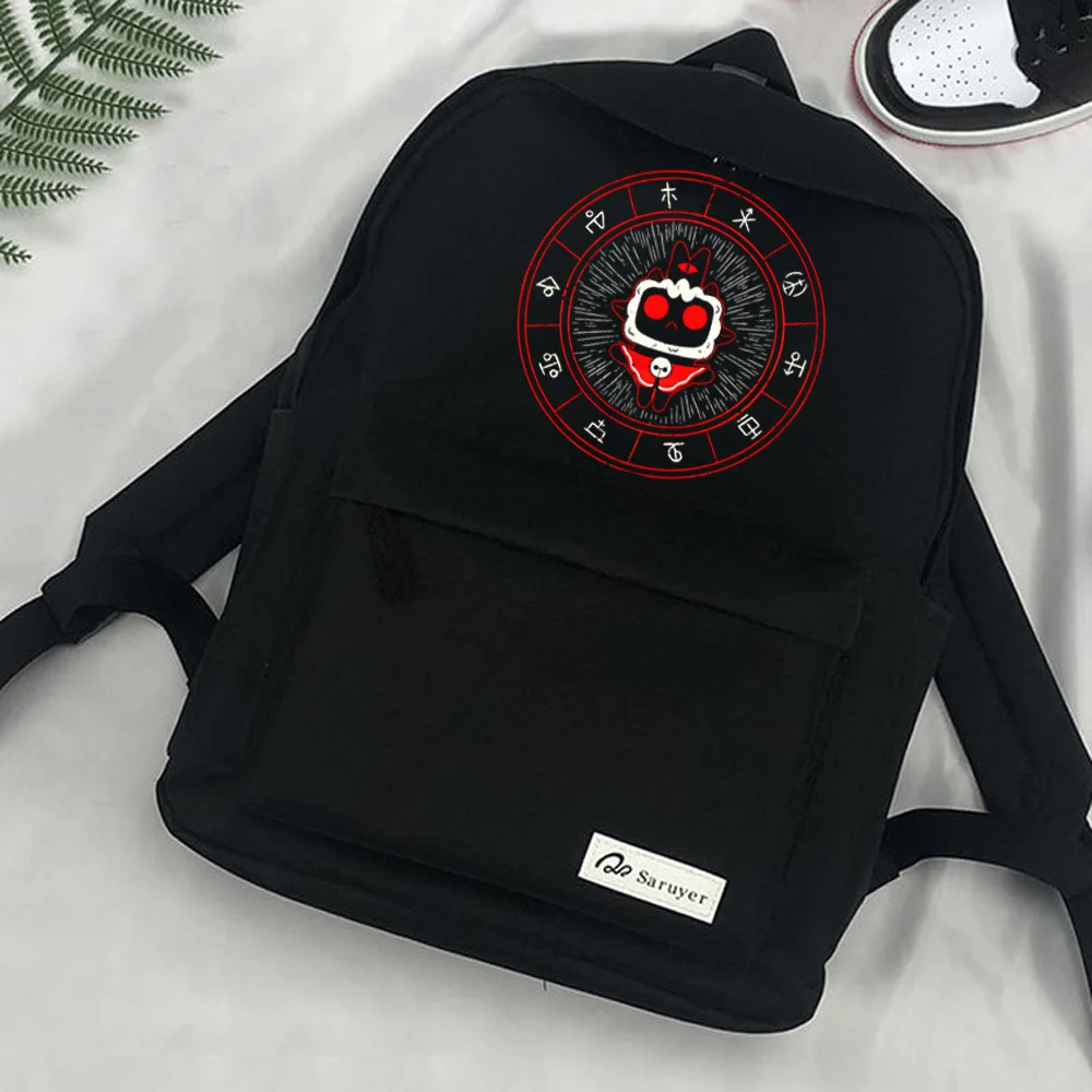 Cult Of The Lamb Bagpack Bags Mochila Travel Anime Bolso Mujer Mujer Men Femenina Backpack