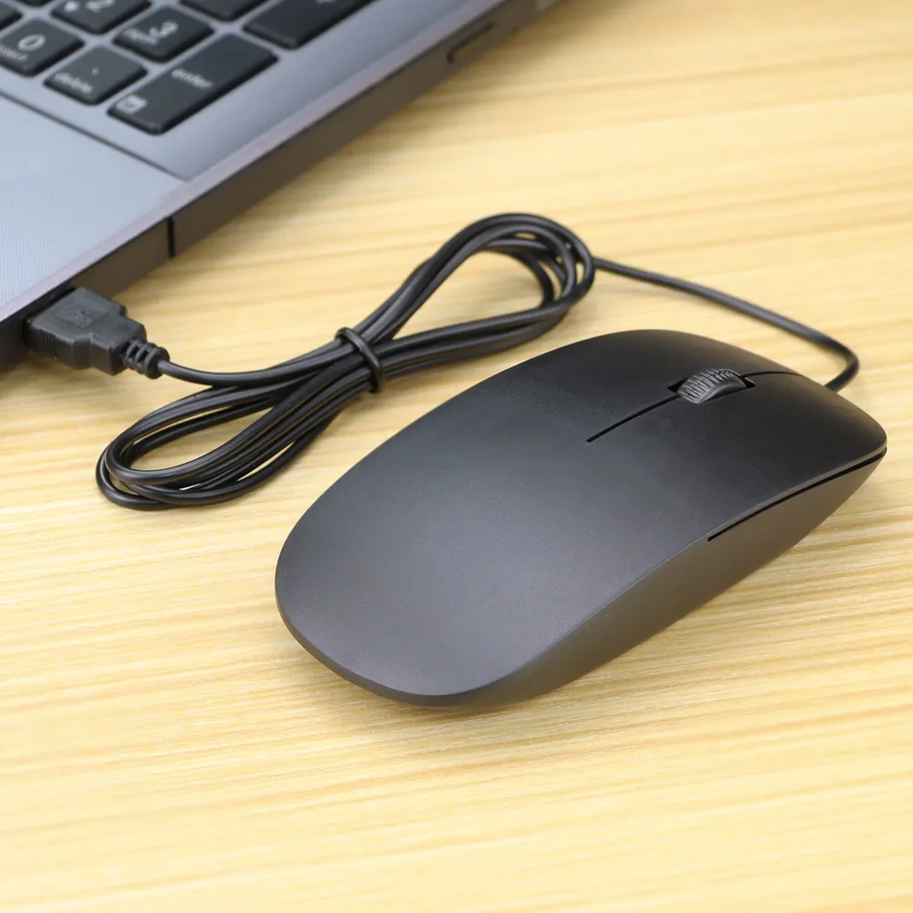 Ultra Sottile Usb Ha Fissato Il Mouse 1200Dpi 3D Optical Gaming Mouse Mouse Per Il Computer Portatile Del Pc Notebook Computer Mini Mouse Per Il Home 