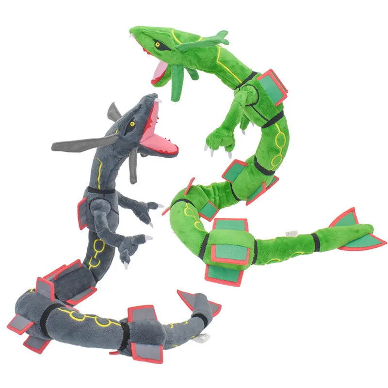 5 Pz/Lotto Anime Pokemon 80Cm Sky Dragon Animal Dolls Giocattoli Per Bambini Figure Pokemon Rayquaza Pokemon Bambole Di Peluche Per Regali Per Bambini