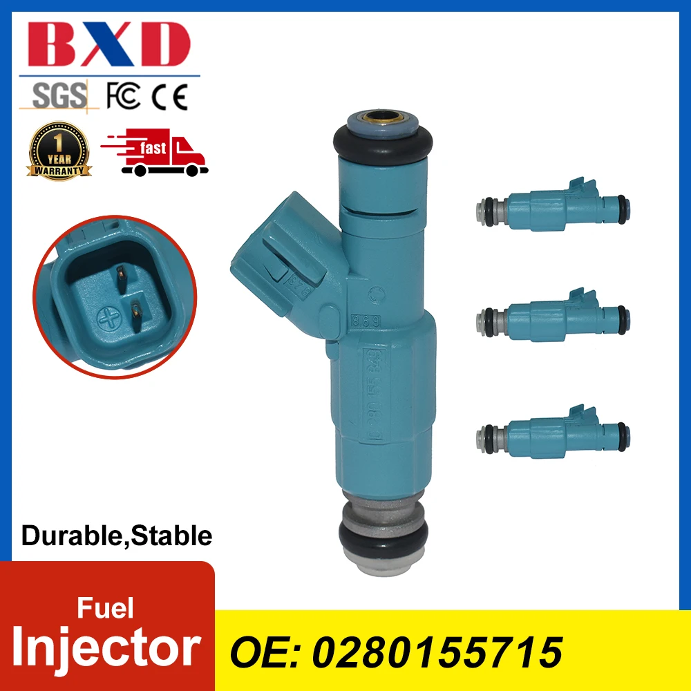 1/4 Pz Iniettore Di Carburante 0280155715 Per Chevrolet Camaro Caprice Impala, Ford F250 Excursion Mustang, Pontiac Firebird Gto Transam