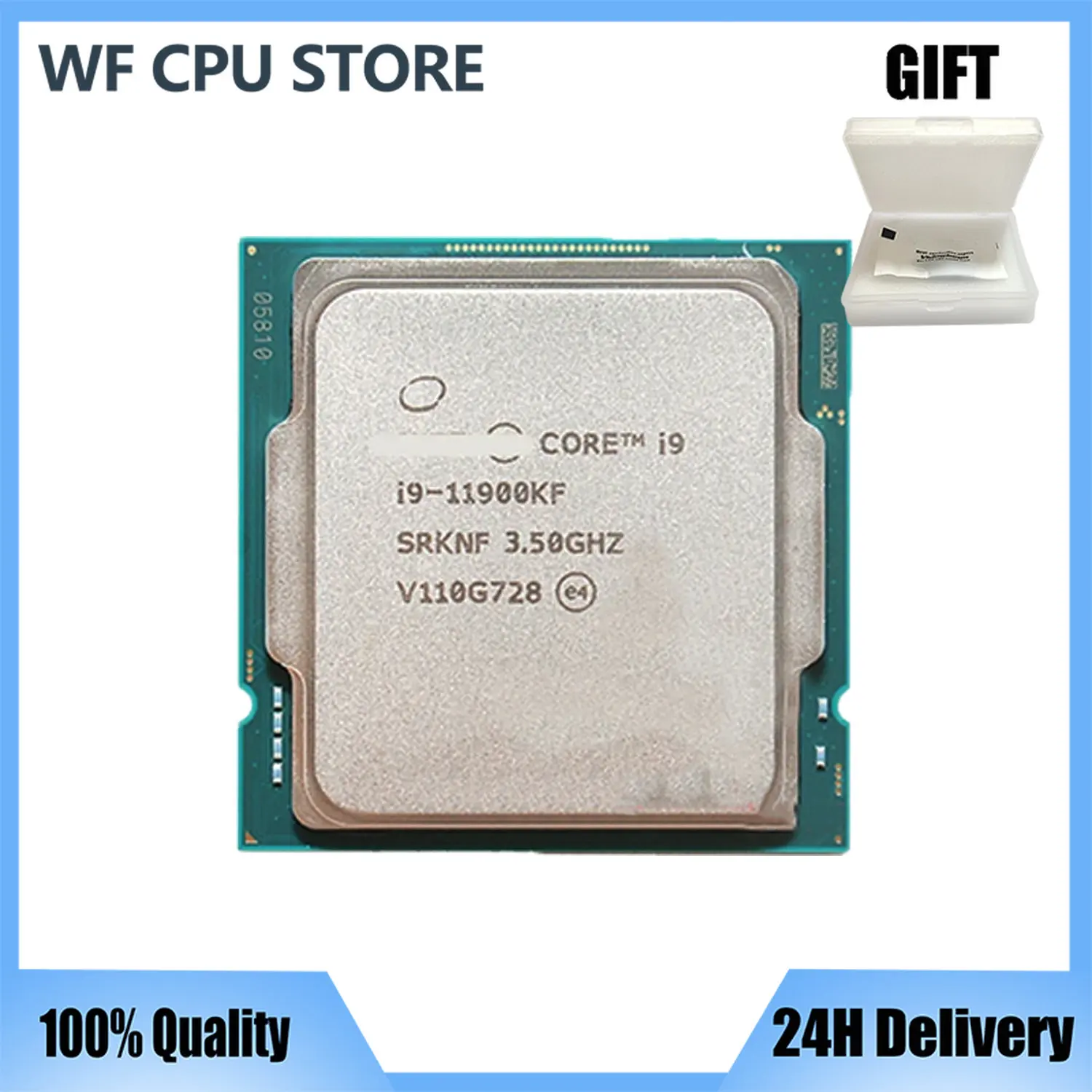 Processore Cpu Intel New Core I9-11900Kf I9 11900Kf 3.5 Ghz 8-Core 16-Thread 125W Lga1200 Ma Senza Ventola