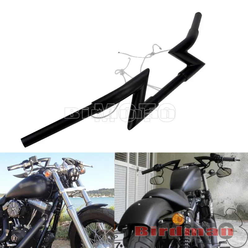 Universale Moto Drag Bar 4 "Rise Manubrio Per Harley Dyna Sportster Xl Cafe Racer Bobber Chopper Xs650 25Mm Rise Drag Bar