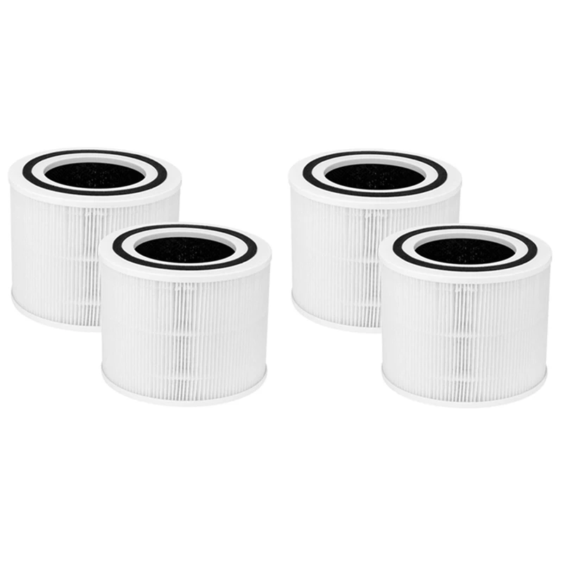 4 Pezzi True Hepa Filter Parti Di Ricambio Per Levoit Purificatore D'Aria Core 300 Core 300S Core 300-Rf Accessori
