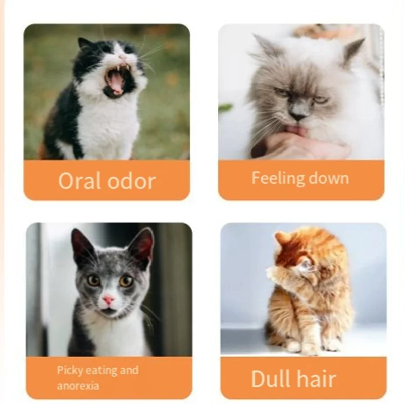 Eeom Edm Pet Training Food Cat Strip Zero Mi Nutrition Grasso Capelli Branchie Olio Di Pesce Cibo In Cibo Umido In Scatola Per Gatti