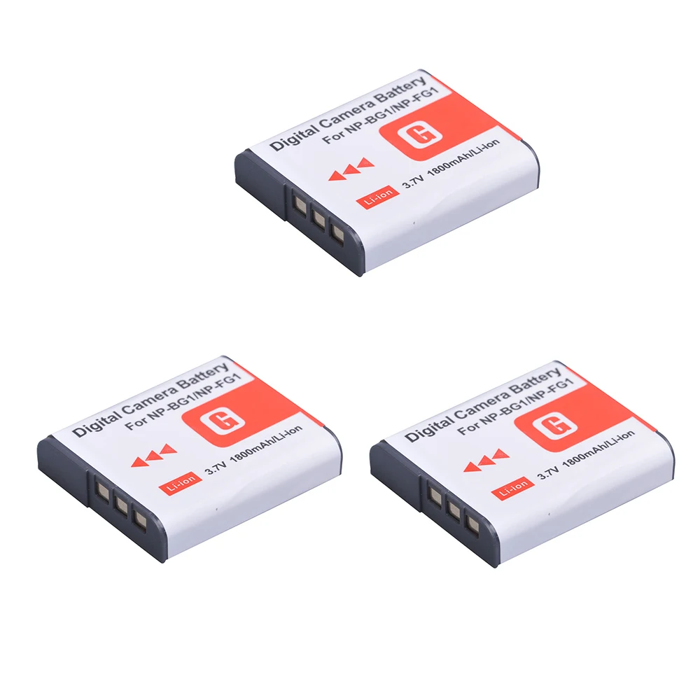 Tectra 3 Pz Np-Bg1 Np-Fg1 Np Bg1 Np Fg1 Fotocamera Li-Ion Bateria Per Sony Cyber-Shot Dsc-H3 Dsc-H7 Dsc-H9 Dsc-H10 Dsc-Dsc-H50