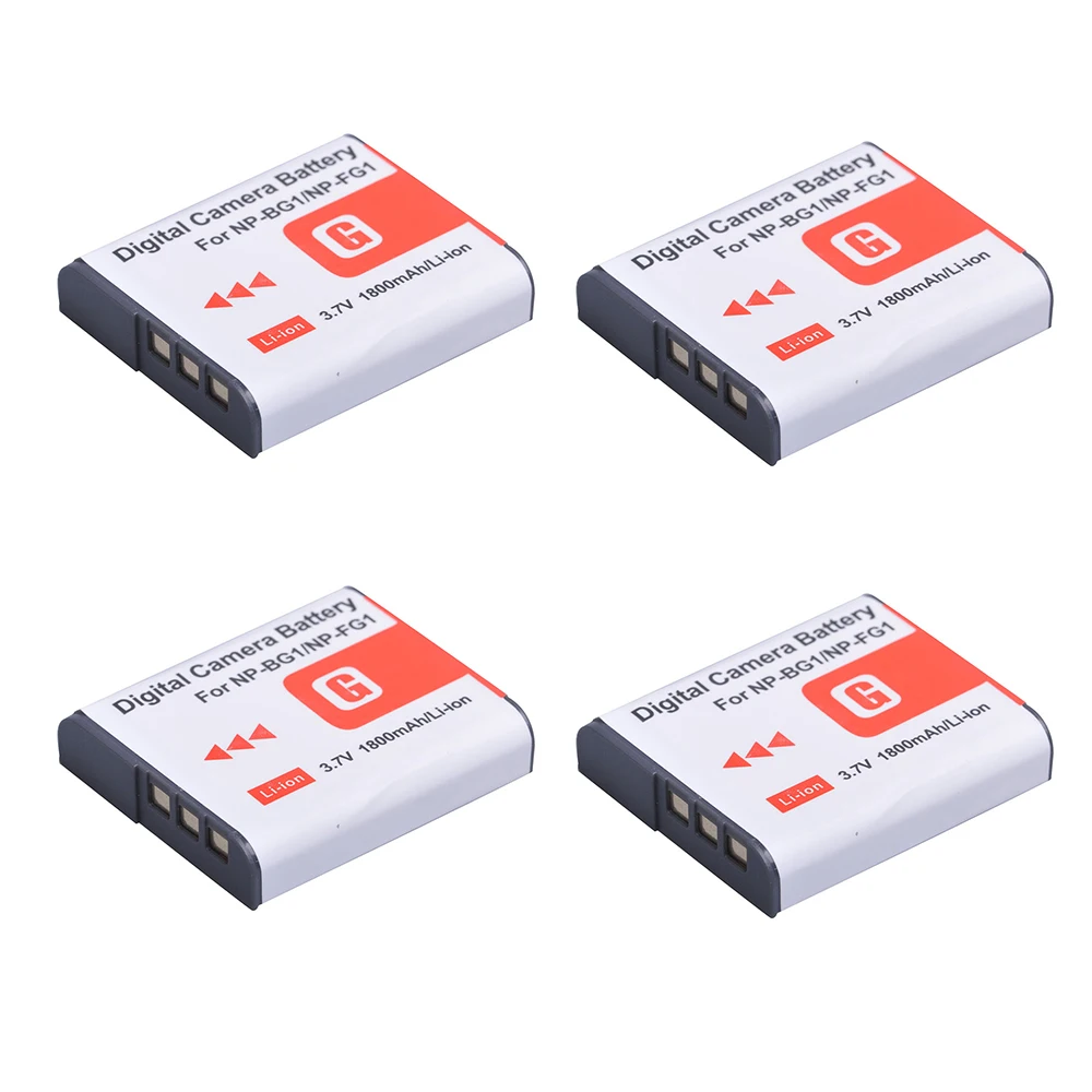 Tectra 4 Pz Np-Bg1 Np-Fg1 Np Bg1 Np Fg1 Fotocamera Li-Ion Bateria Per Sony Cyber-Shot Dsc-H3 Dsc-H7 Dsc-H9 Dsc-H10 Dsc-Dsc-H50