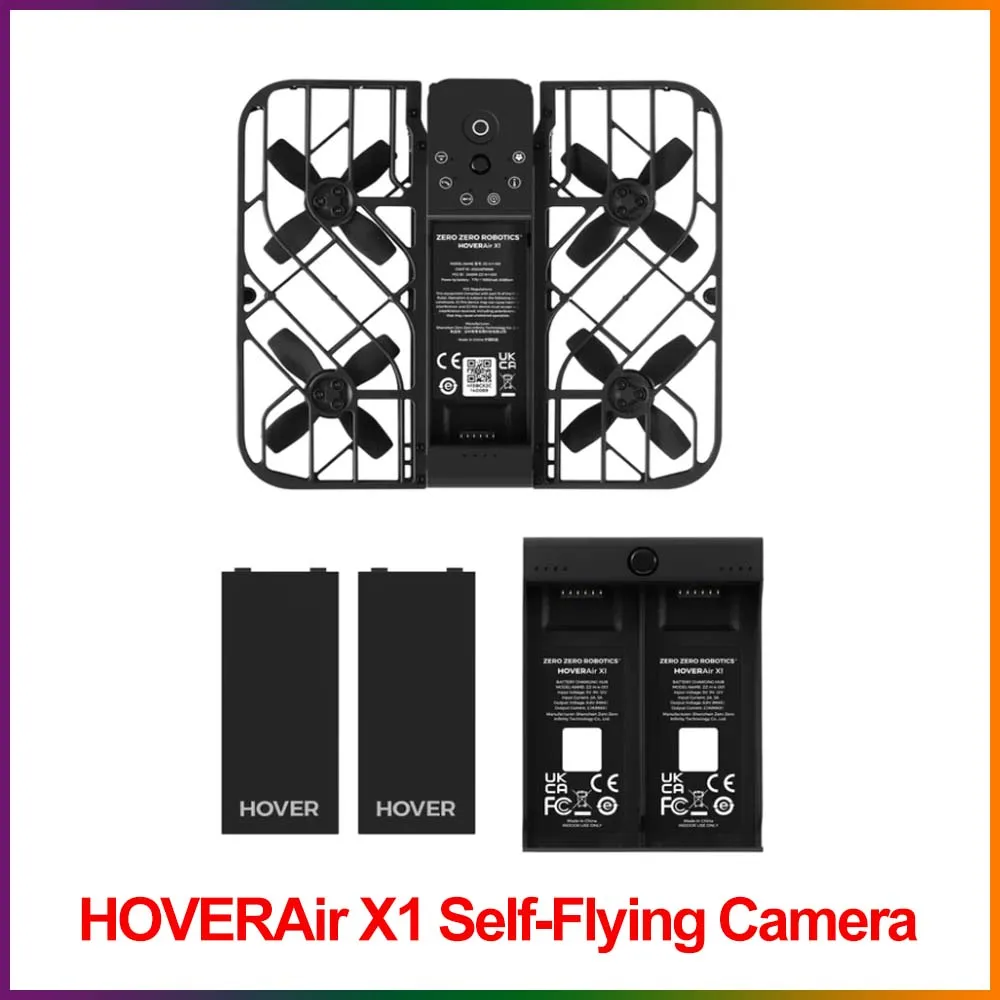 Hoverair X1 Flying Camera Tascabile Ultraleggero Pieghevole Portatile Sblocca Scatti Avanzati Dronie View Mini Drone