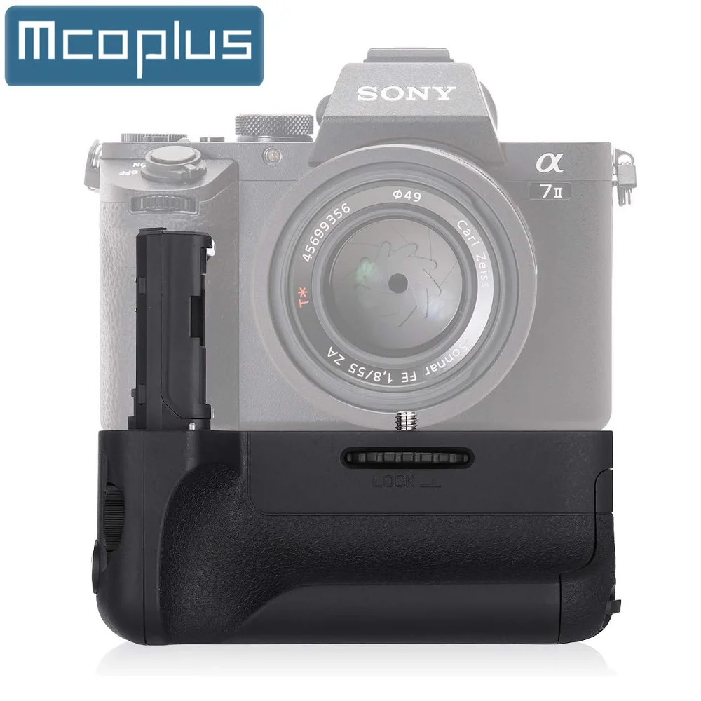 Mcoplus Bg-A7Ii Supporto Per Presa Batteria Verticale Multi-Potenza Per Fotocamera Sony A7Ii A7Sii A7R Ii As Vg-C2Em