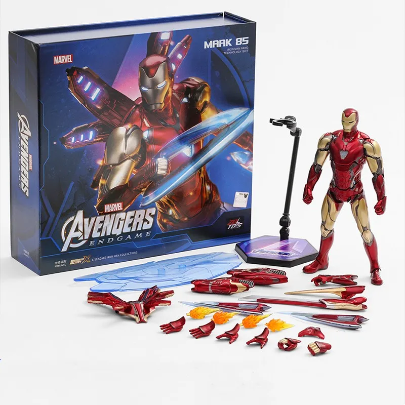 Zd Original Deluxe Iron Man Mk85 1.0 Mk85 2.0 Mark 85 Nano Armor 1/10 Action Figure Avengers Endgame Legends Toys Cool Gifts