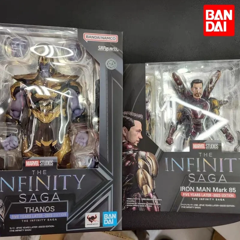 Nuovo In Magazzino Bandai S.H. Figuards Thanos Iron Man Mark 85 5Th 2023 Edition (The Infinity Saga) Action Figure Regalo Giocattolo Da Collezione