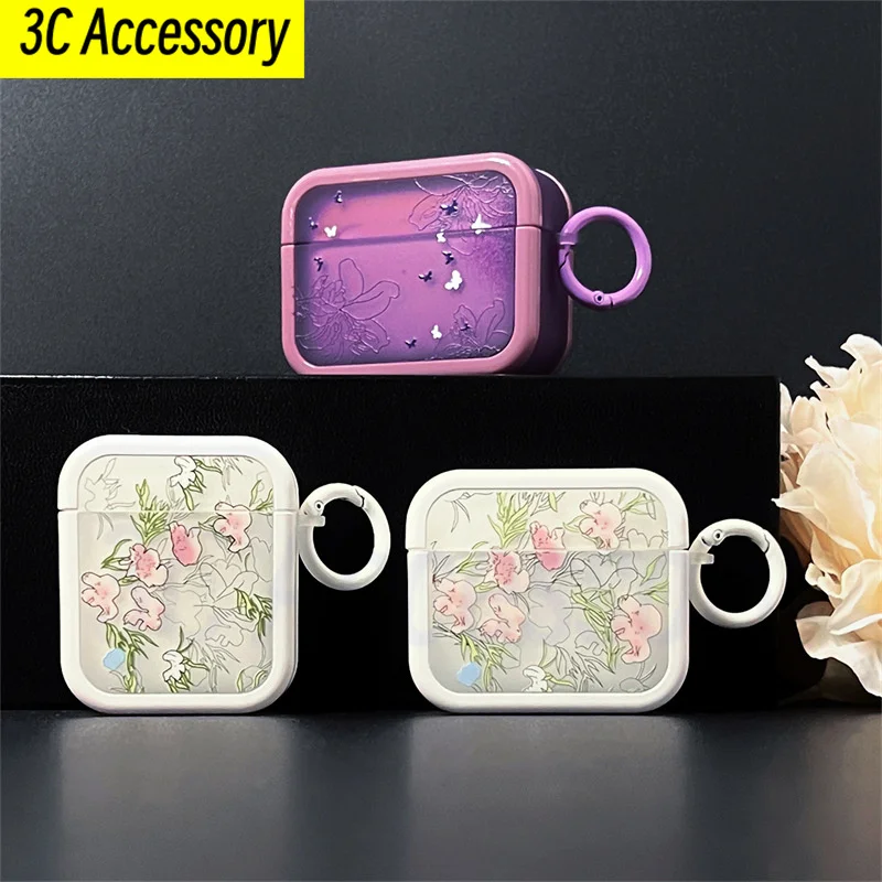 Nuovo Per Airpods Pro 2 Generation Case 2023 Caricatore Usb-C Originalità Flower Design Custodie Protettive Anticaduta Per Airpods Pro 2 Cover