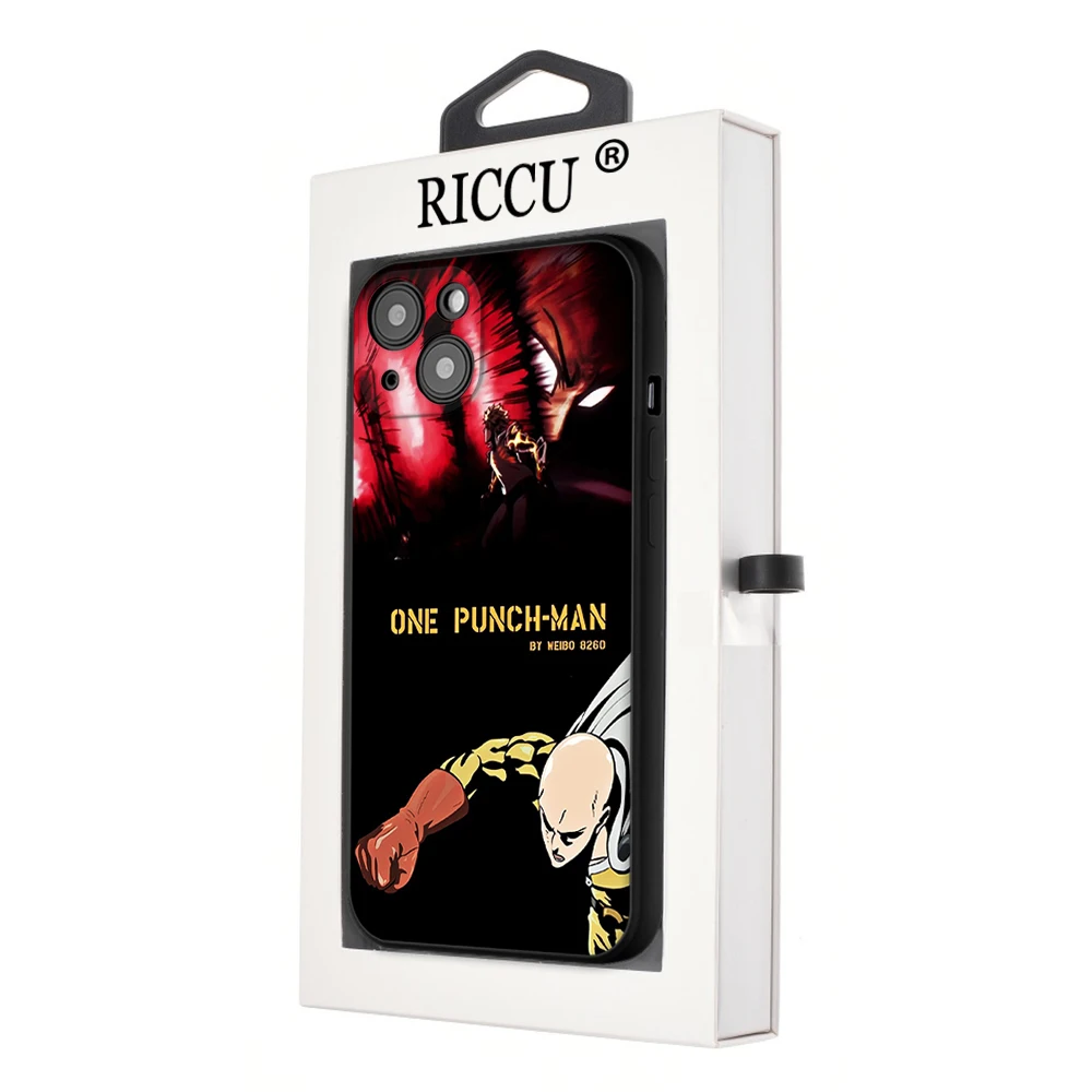 Riccu Per Iphone 14 Japan One Punch-Man Custodia Per Telefono Iphone 14 11 12 Pro 8 7 Plus X 13 Pro Max Se2020 6 Plus Xr Xs 13 Cover