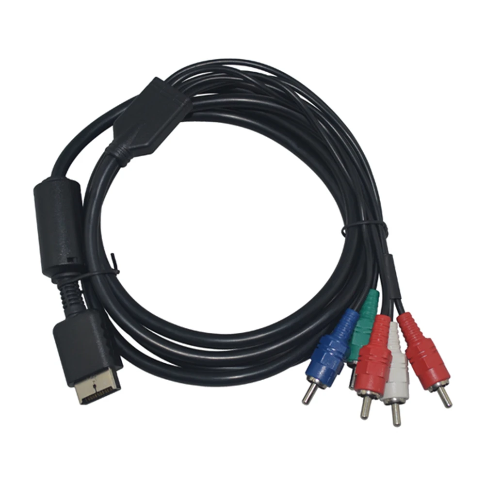 Nuovo Per Sony Playstation 2 3 Ps2 Ps3 Slim Hd Component Av Video-Audio Cable Cord Universal Color Line