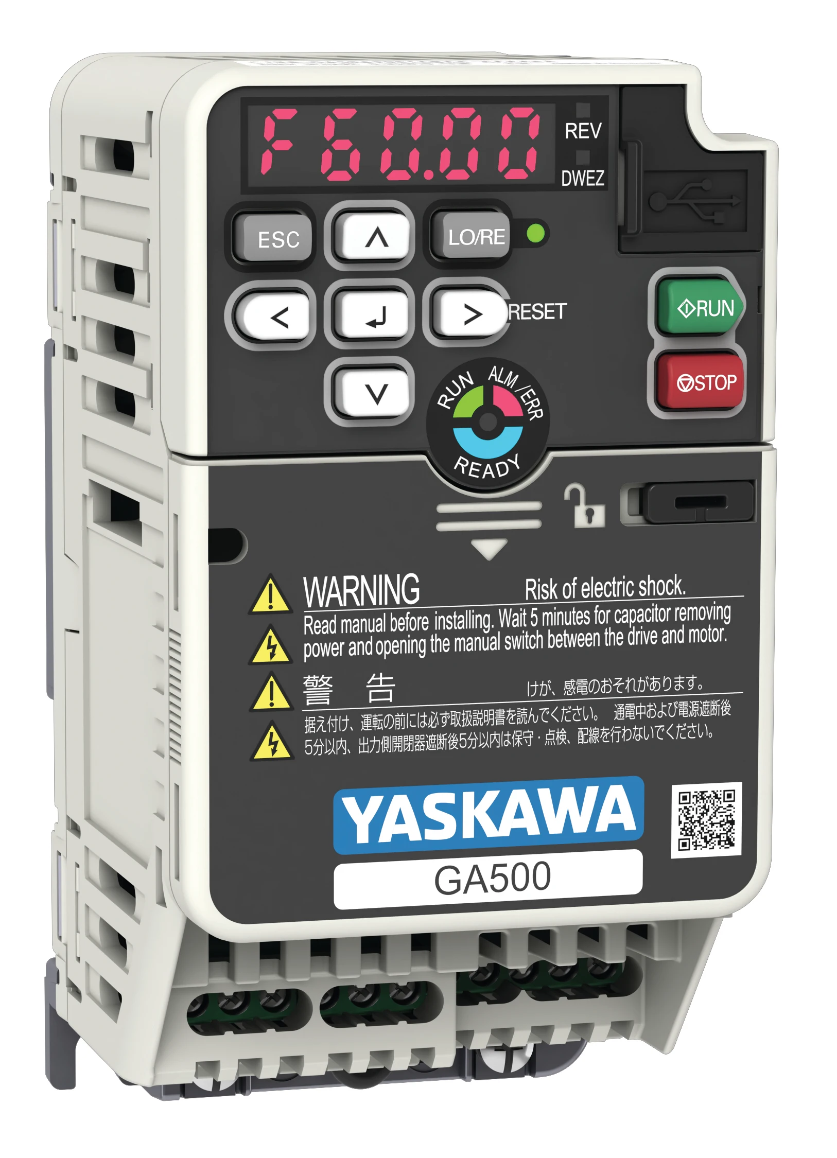 Convertitore Di Frequenza Yaskawa Ga500 Ac Drive V1000 Ga50Bba0018Abb Inverter 1Ph 220V 3.7Kw Vfd