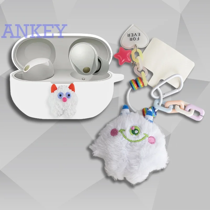 Per Sony Wf-1000Xm5 Wf-1000Xm4 Wf-1000Xm3 Custodia Protettiva In Silicone Xm3 Xm4 1000 Xm5 Cute Cartoon Cover Auricolare Shell Headphone