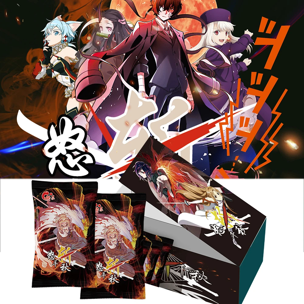 Kill Bleach Inuyasha Tokyo Ghoul Sword Art Online Card Hobby Collection Tcg Playing Game One Piece Rare Card For Kid Gift Toys