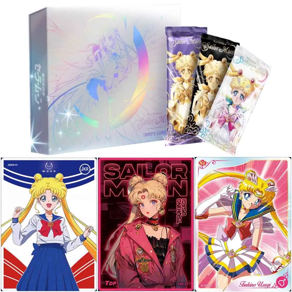Sailor Moon Card 30Th Anniversary Star Apocalypse Series Tsukino Usagi Crystal Collection Card Fantasy Magic Card Flash Card