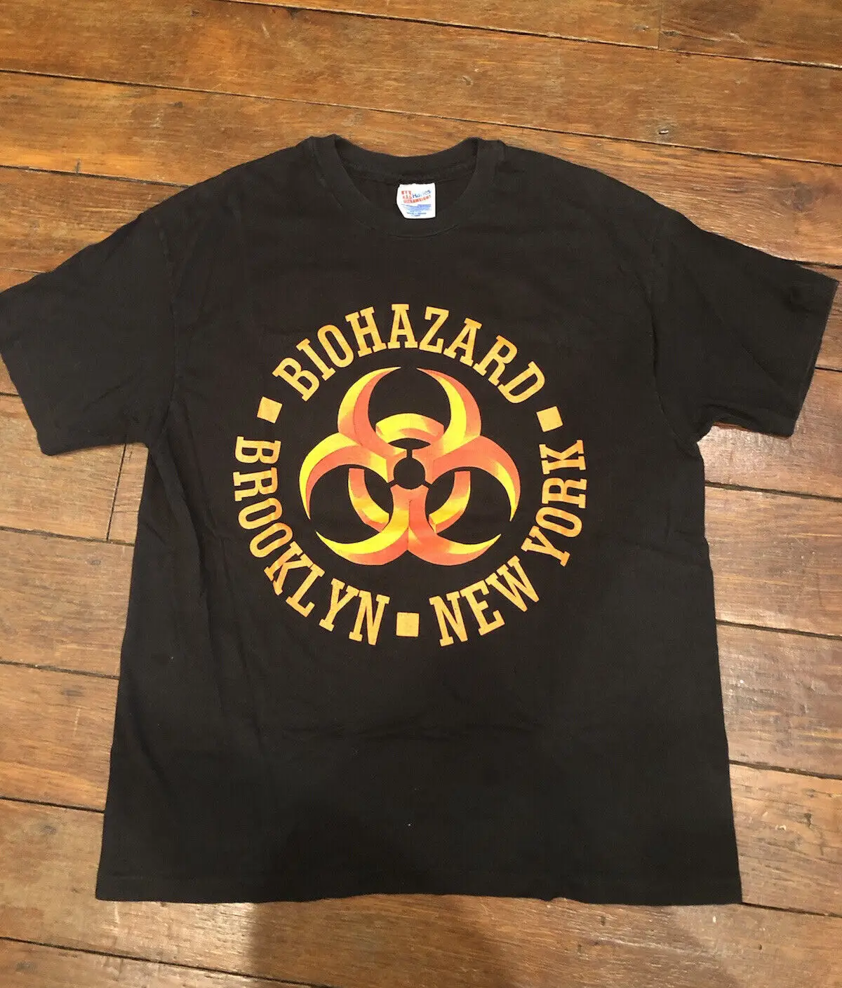 Vintage Early 1990'S Biohazard Tour Hardcore Nyhc T-Shirt Xl Madball Urban State