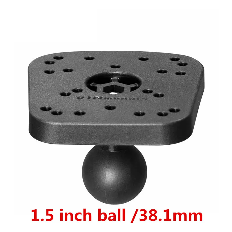 Kayak Fish Finder Radar Monitor Staffa 1.5 Pollici Fish Finder Base Testa A Sfera