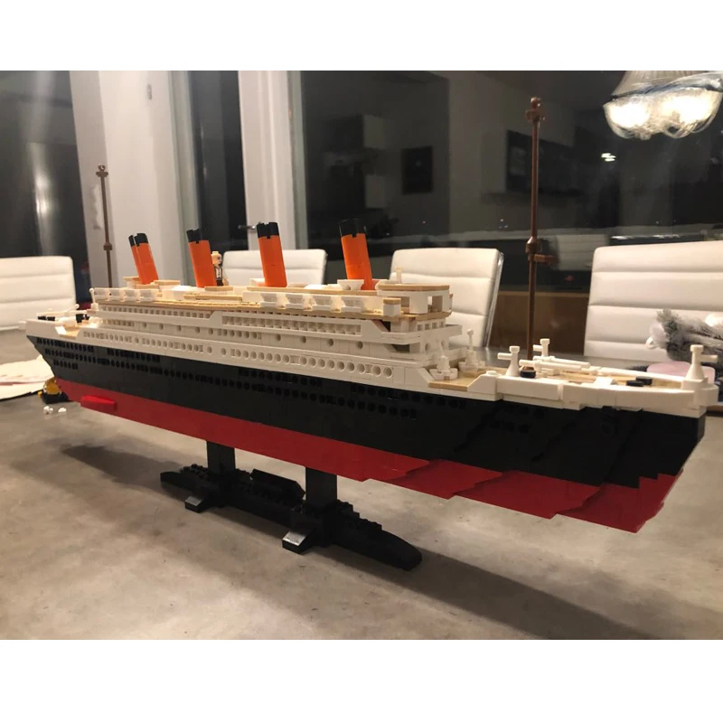 R M S Titanic Model 3D Puzzle Nave Da Crociera Edificio Da Collezione Kit Costruttore Di Assemblaggio Fai Da Te Collezione Regalo Adolescenti Adulti