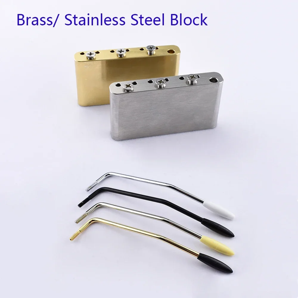 Blocco In Ottone Per Ponte Del Sistema Tremolo Per Chitarra/Blocco In Acciaio Inossidabile Per Parafango/Squier Cv Del Messico-Made In Japan