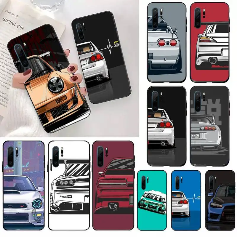 Giappone Jdm Sports Cars Comic Phone Case Per Huawei Honor Mate 30 40 50 20 8 70 5 9 10 Pro P X I S Y Lite Nova