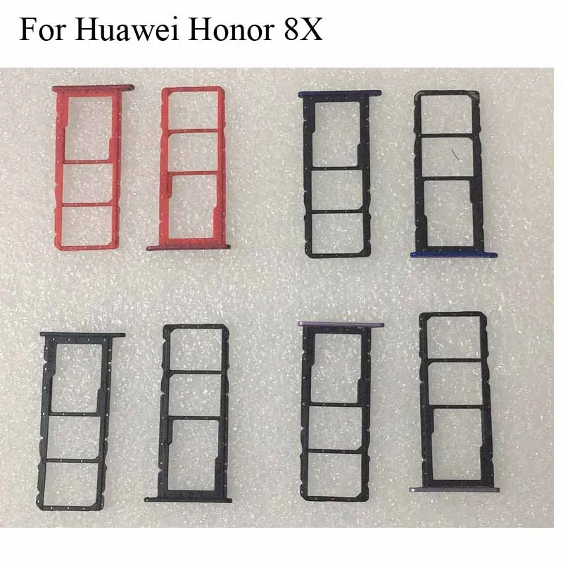 Per Huawei Honor 8X8 X Vassoio Di Carta Di Sim + Micro Sd Vassoio Di Carta Del Supporto Slot Adattatore Presa Per Huawei Honor 8X8 X