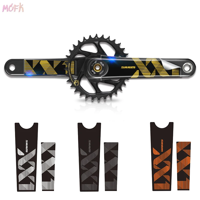 4 Pz/Set Xx1 Eagle Crank Bike Sticker Fai Da Te Mountain Bike Am Dh Manovella Decalcomania Accessori Per Bici Personalizzati Adeivo Para Bike