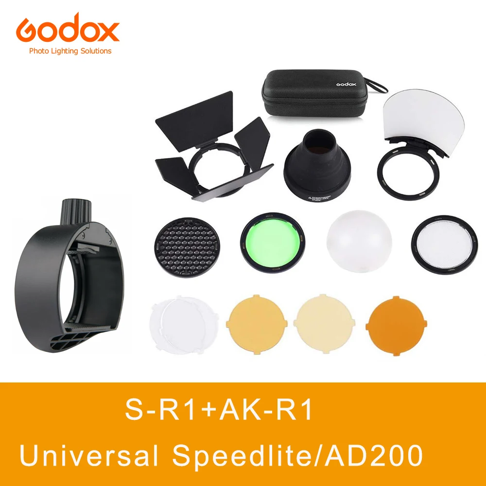 Accessorio Flash A Testa Tonda Magnetica Godox Per Kit Godox Ak-R1 Mini Parti Di Ricambio Per Fotografia Per Godox H200R V1 Flash