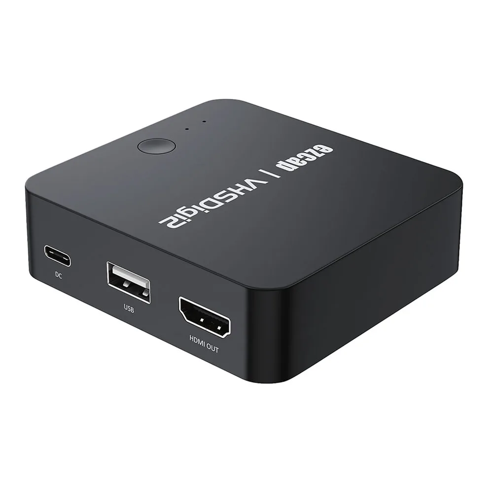Videoregistratore Av Y & H, Conversione Da Video Analogico A Digitale Salva In Sd/Usb, Per Vhs,Vcr, Rca, Hi8, Videocamera, Lettori Dvd Ezcap181
