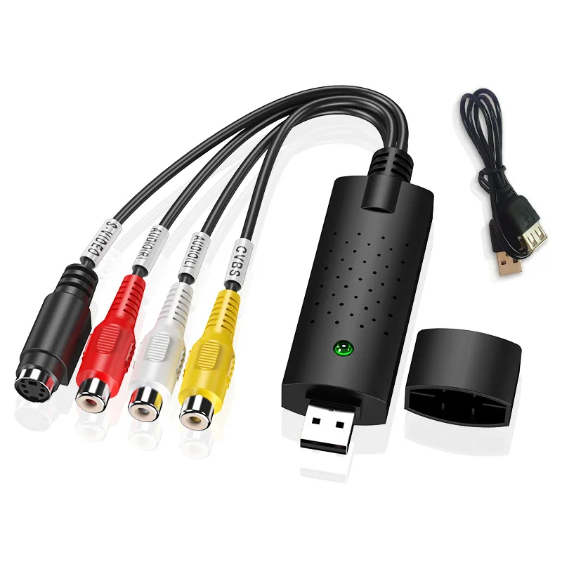 Convertitore Da Vhs Usb2.0 A Dvd Converti Video Analogico In Formato Digitale Audio Video Dvd Vhs Record Capture Card Adattatore Per Pc Di Qualità