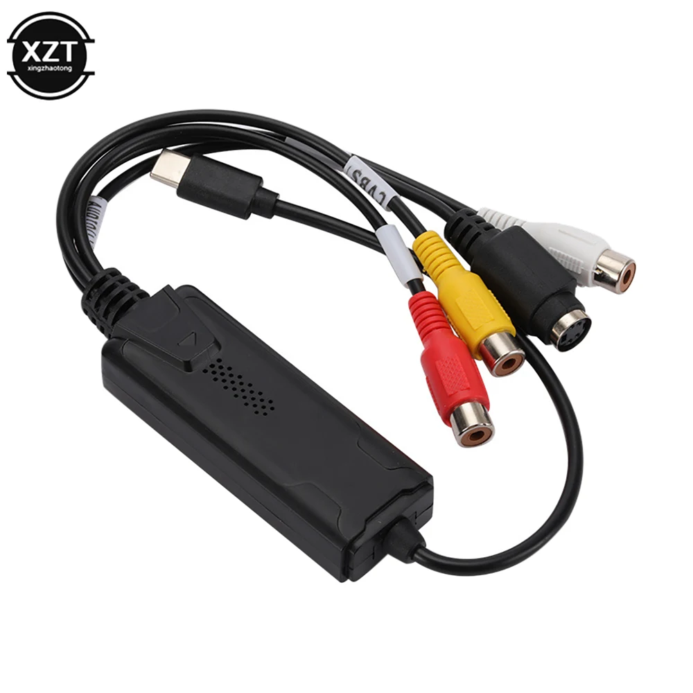 Tipo C Capture One Channel Video Tv Dvd Vhs Scheda Adattatore Di Acquisizione Audio Tv Video Dvr