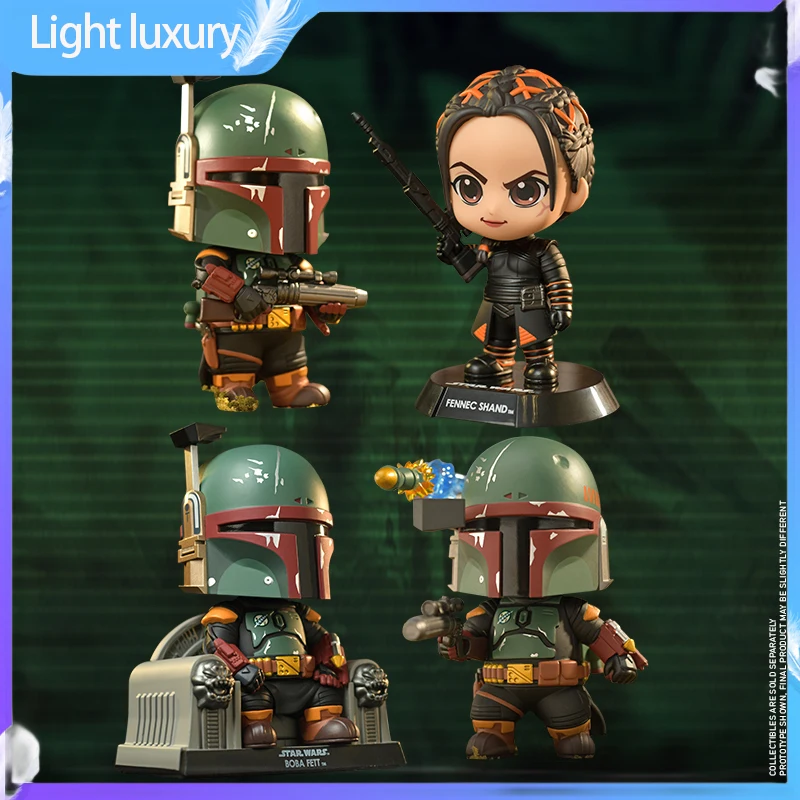 Hot Toys Star Wars 15 Cm Boba Fett Book Boba Fett Fennech Suntech Cosbaby Mini Doll Movie Character Model Art Q Edition
