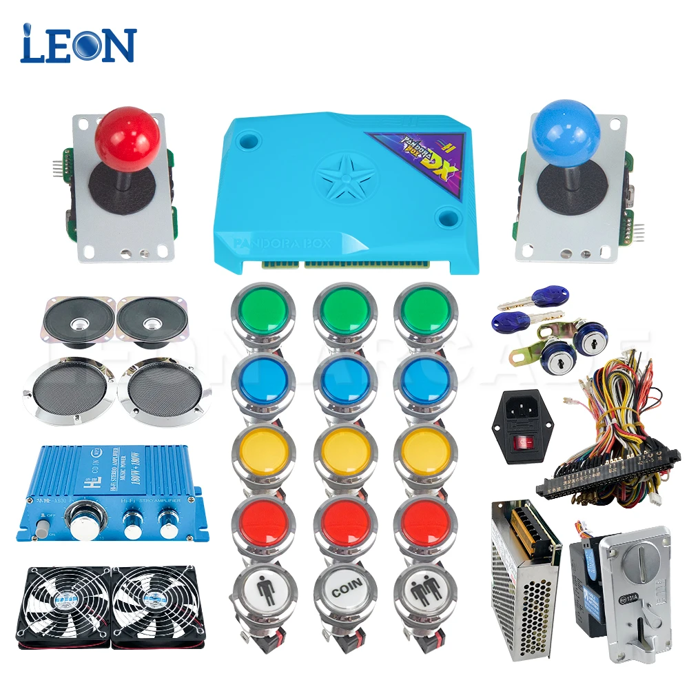 3000 In 1 Pandora Box Kit Per 2 Giocatori Bartop Arcade Kit Arcade Sanwa Arcade Joystick Pulsante Cromato Illuminato Jamma