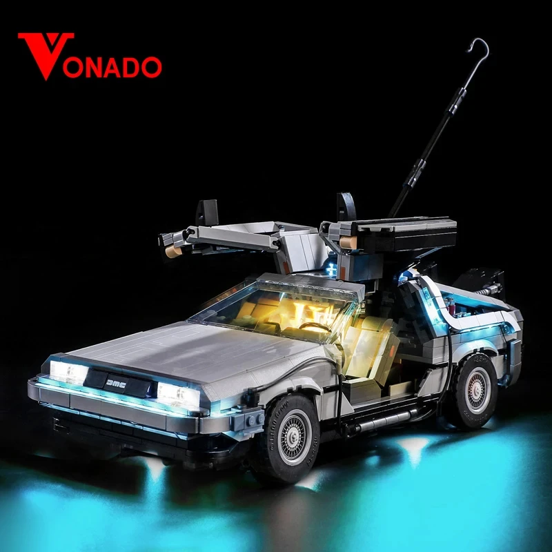 Set Di Luci A Led Per Creator 10300 Back To The Future Time Machine Racing Car Building Blocks Toy Only Lighting Kit Non Model
