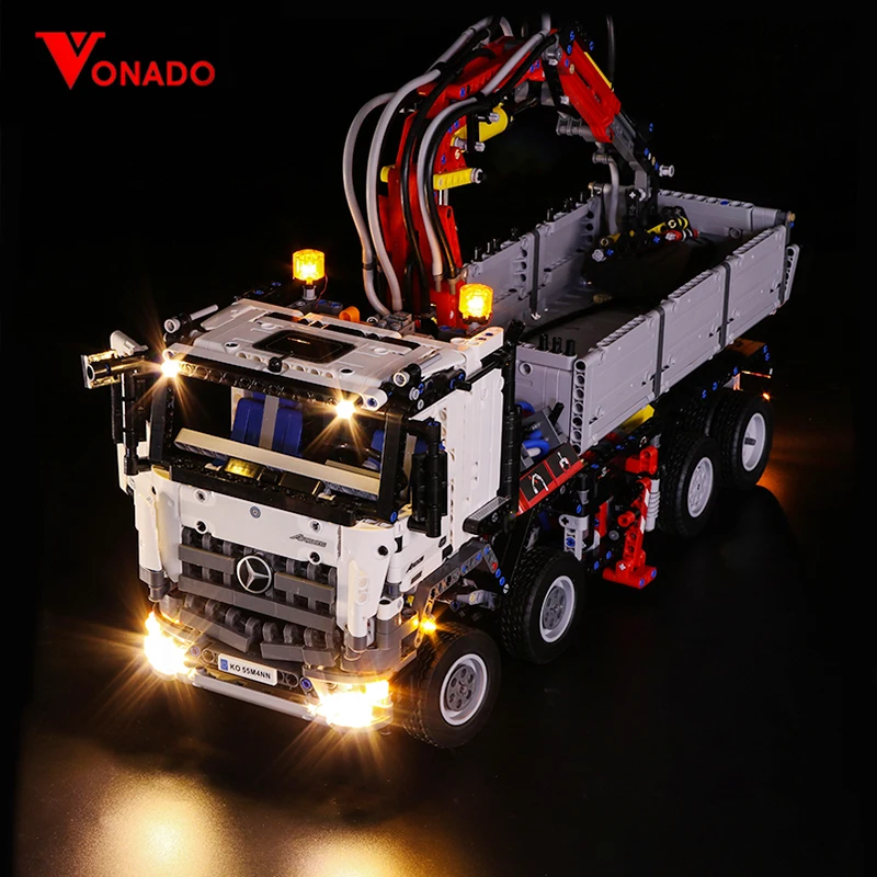 Luce A Led Per 42043 Building Brick Blocks 20005 Technic The Arocs 3245 Truck Car Toys( Light With Battery Box)