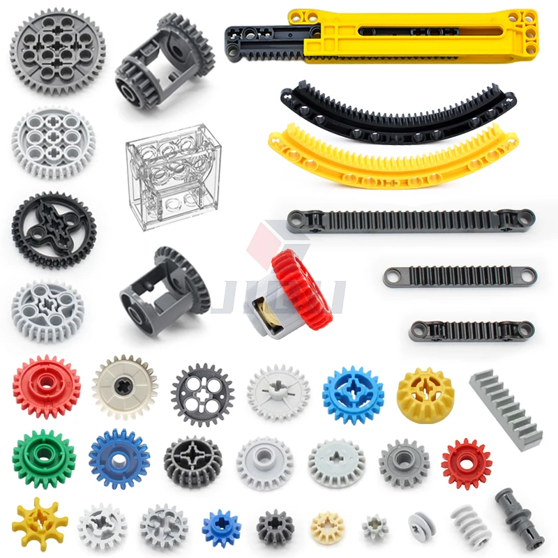 Moc Bricks Technical Gear Series Worm Rack Box Differenziale Compatibile Tutti I Modelli Di Auto Di Marca Building Blocks Bulk Sostituire Parti Giocat