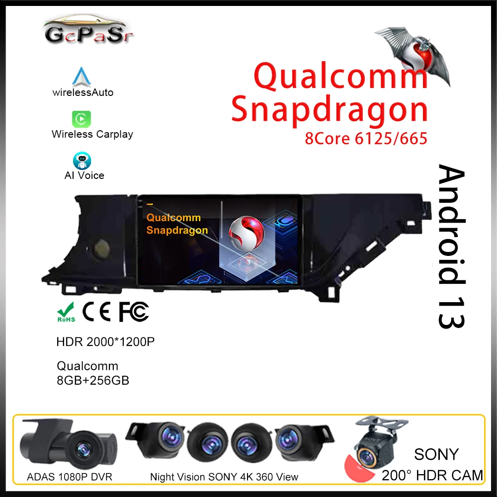Qualcomm Android Per Changan Cs35Puls 2020 Car Multimedia Video Player Radio Stereo Navigazione Gps Audio Autoradio Recorder Wifi
